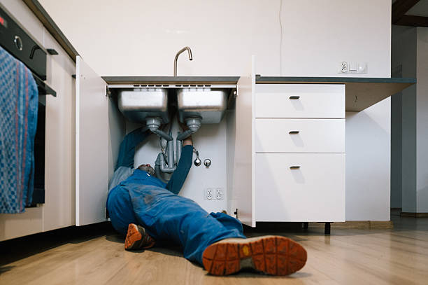 Professional Drain Cleaning technician working in Peace Valley, MO